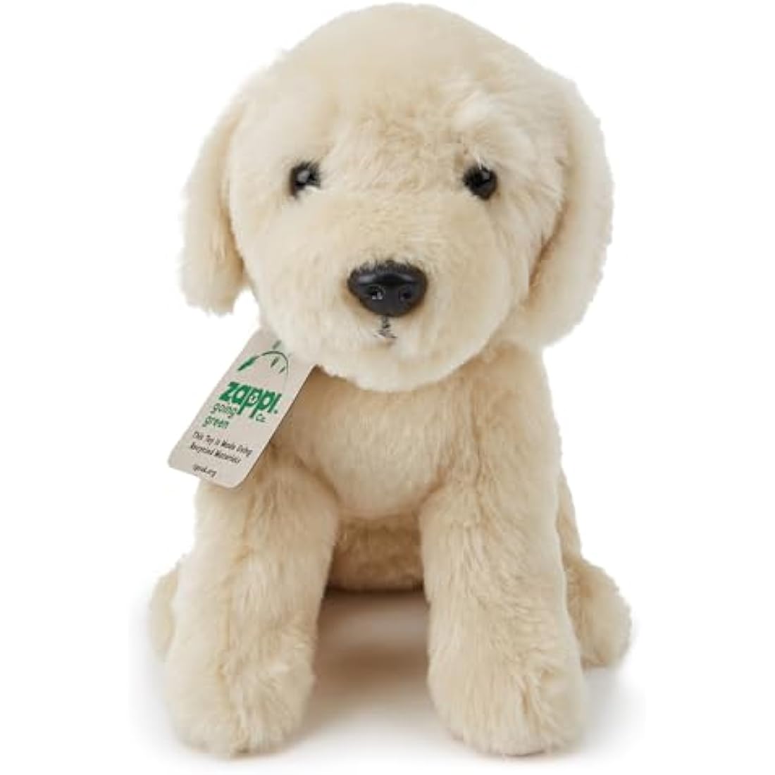 Zappi Co Labrador Plush Toy (25cm) - Friendly, Huggable Dog, Eco-Friendly, Ideal for Young Canine Fans, Recycled