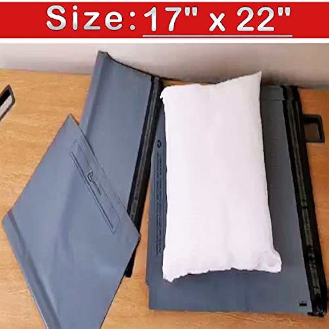 Large 100x Grey Mailing Bags 17” x 22” Polythene Self Seal Big Plastic Envelopes 100% Recyclable - Parcel Postal Postage Packaging Bags Strong Packaging Bags