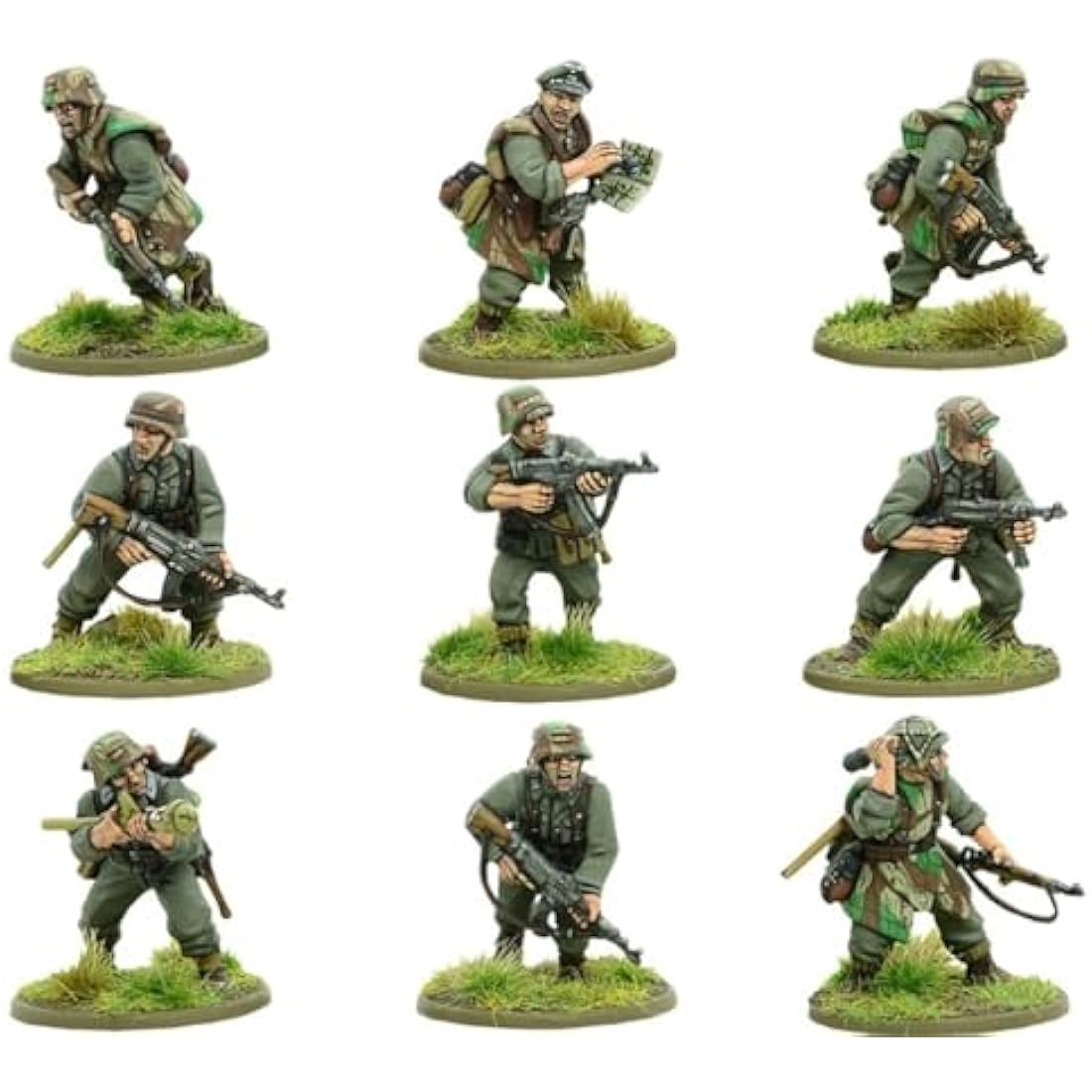 Warlord Games German Army Grenadiers Infantry - 28mm Scale Plastic Miniatures for Bolt Action Highly Detailed World War 2 Miniatures for Table-top Wargaming