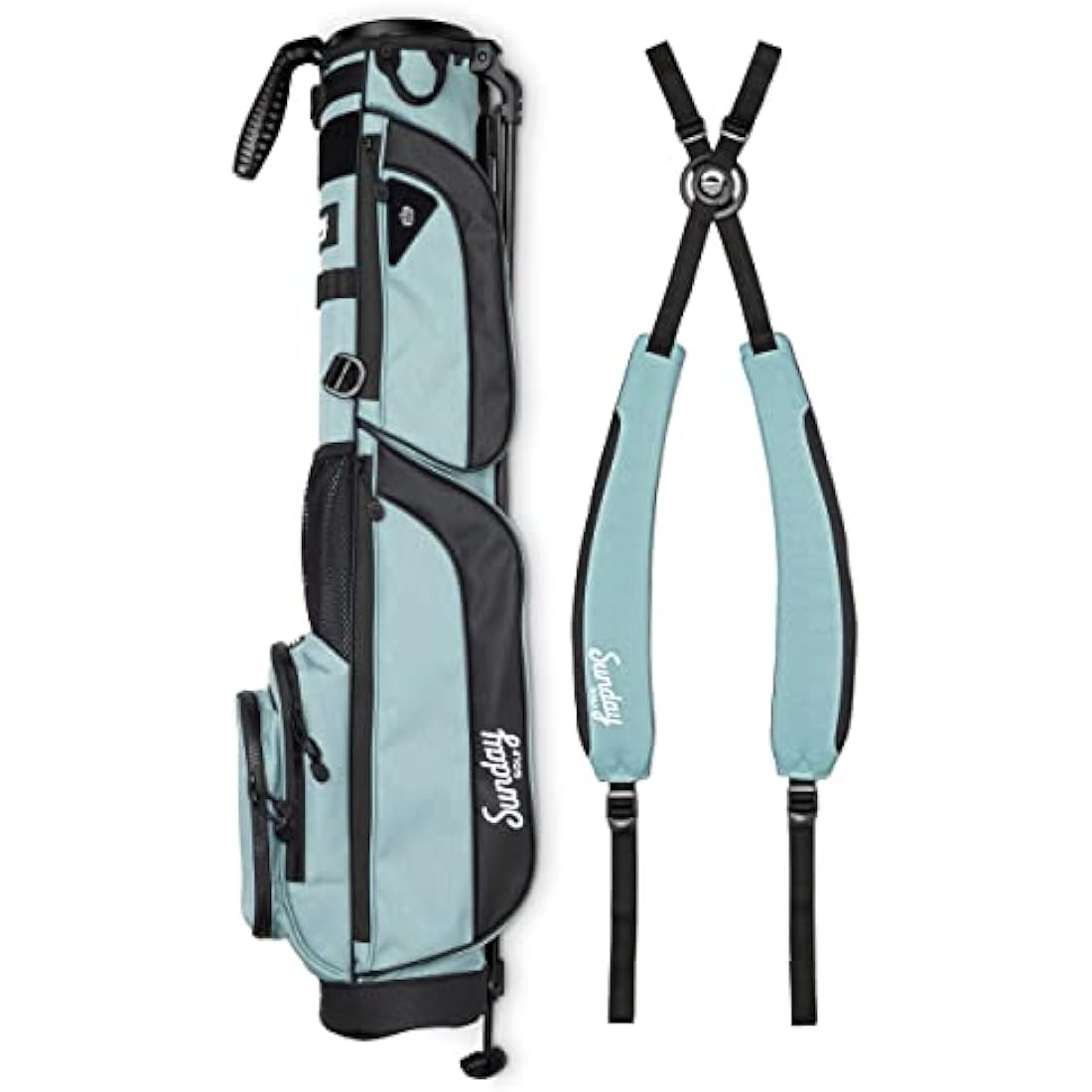 Sunday Golf Loma XL Bag - Lightweight Bag with Strap and Stand – Easy to Carry Pitch n Putt Golf Bag – Par 3 and Executive Courses, 3.4 pounds