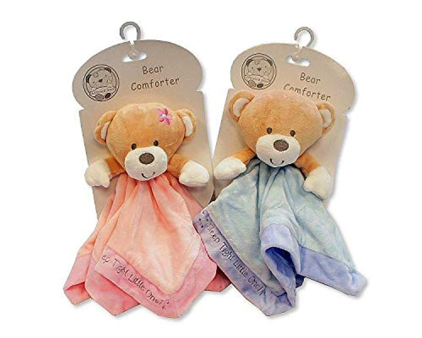 snuggle  baby  Baby Comforter - Teddy - BLUE