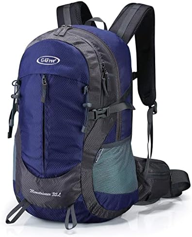 G4Free 35L Waterproof Hiking Backpack Outdoor Backpack Trekking Daypack for Camping Hiking Backpacking Climbing with Rain Cover