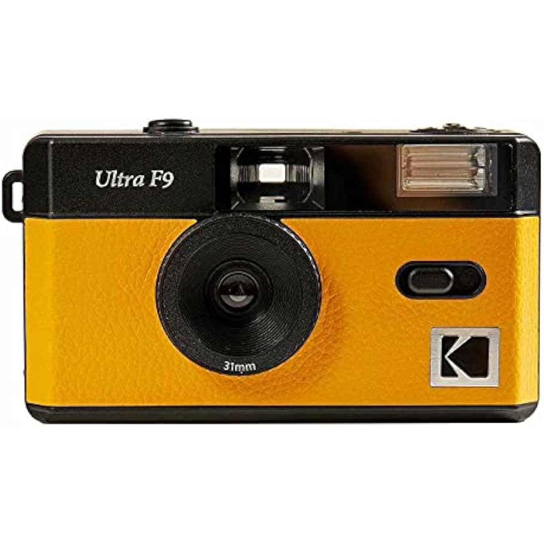 KODAK 490172 Ultra F9 35mm Film Camera Camera - Retro Style, Focus Free, Reusable, Built in Flash, Easy to Use (Kodak Yellow)