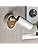 Wall Light with Switch White, 2 x Wooden Wall Sconces Vintage Aluminium Adjustable Lampshade, Industrial Wall Light for Indoor Compact Bedrooms, Hallways, Office, Living Room, Gu10