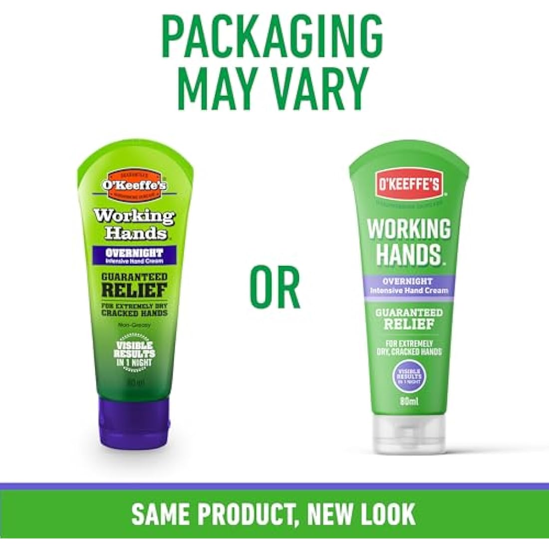 O'Keeffe's Working Hands Overnight 80ml (5 Pack)