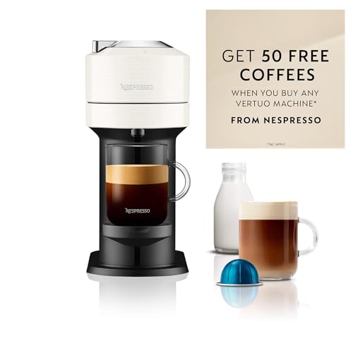 Nespresso Vertuo Next 11706 Coffee Machine by Magimix, Contrast White