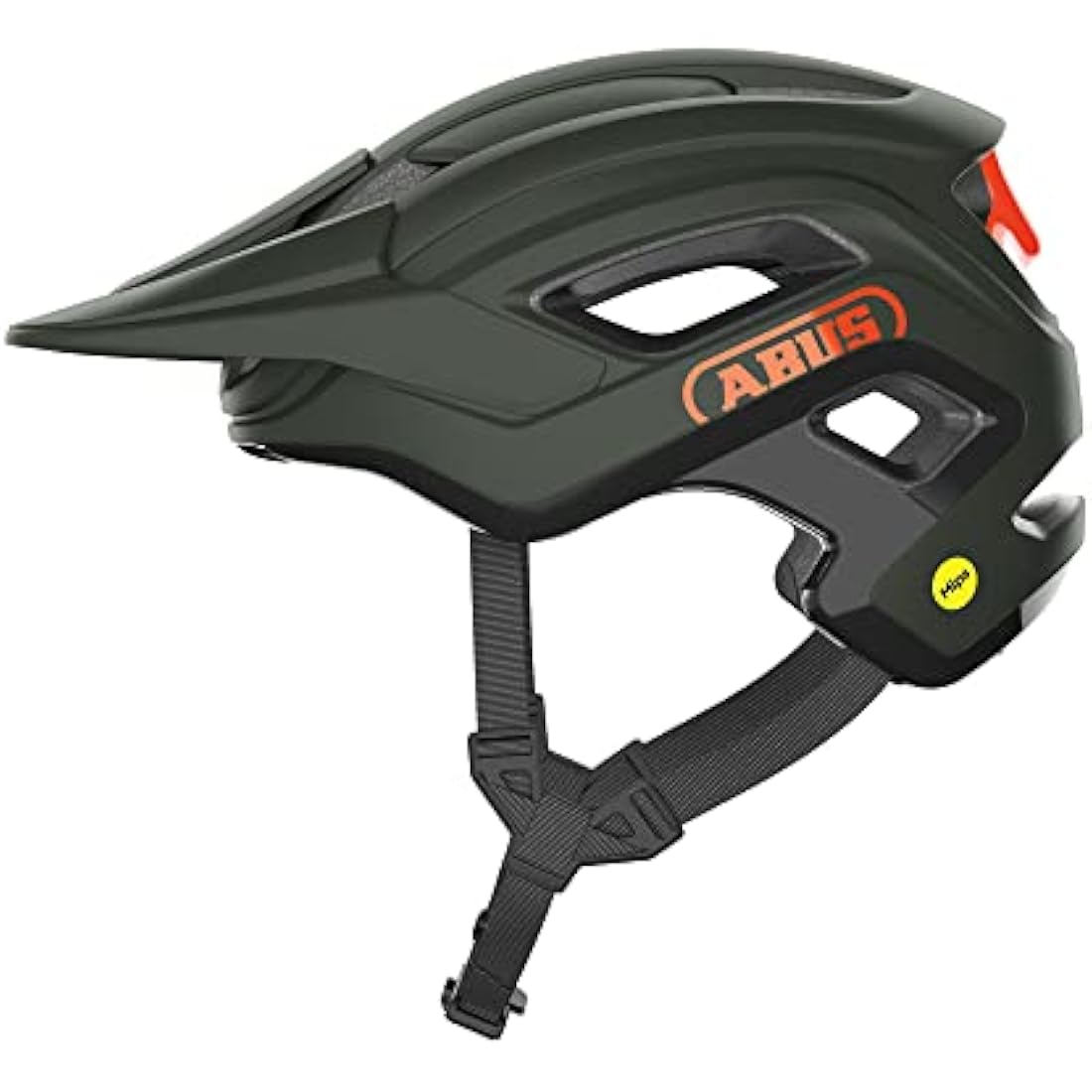 ABUS CliffHanger MIPS MTB helmet - bike helmet for demanding trails - with large ventilation openings & TriVider strap system & impact protection - for men and women