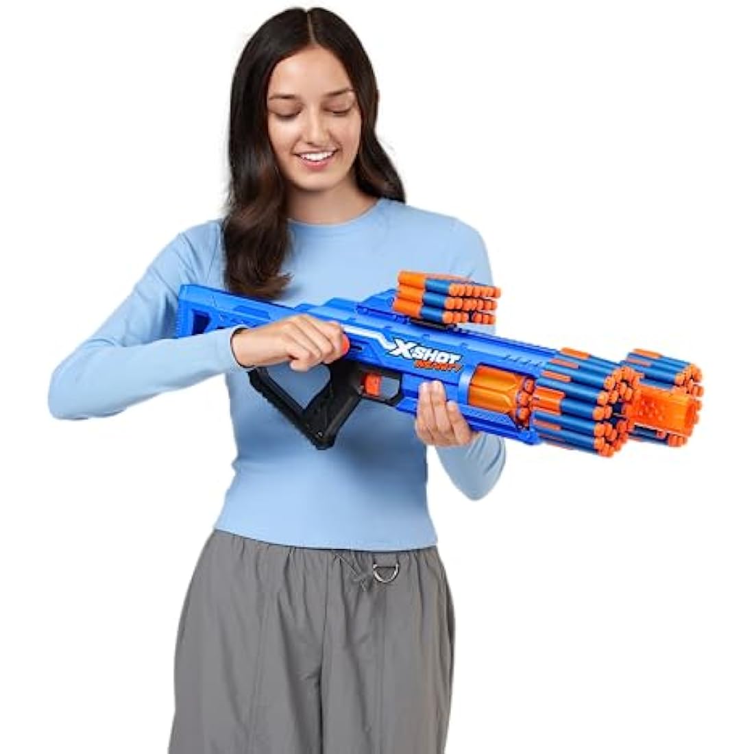 XSHOT Insanity Berzerko by ZURU with 48 Darts, Air Pocket Technology Darts and Dart Storage, Outdoor Toy for Boys and Girls, Teens and Adults, Berzerker, Bezerko