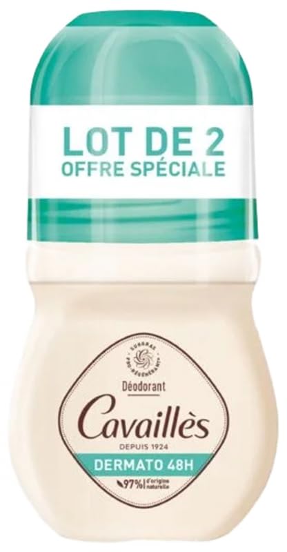 Rog? Cavaill?s Dermato Deodorant Sensitive Skin 48H Roll On 2 x 50ml