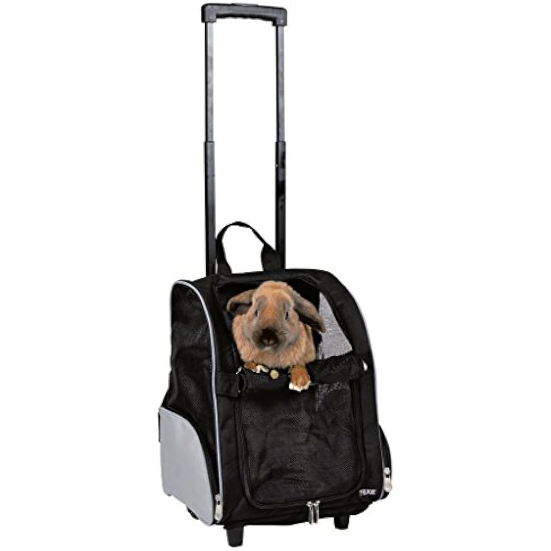 Trixie Nylon Trolley, 36 ﾗ 50 ﾗ 27 cm, Black/ Grey