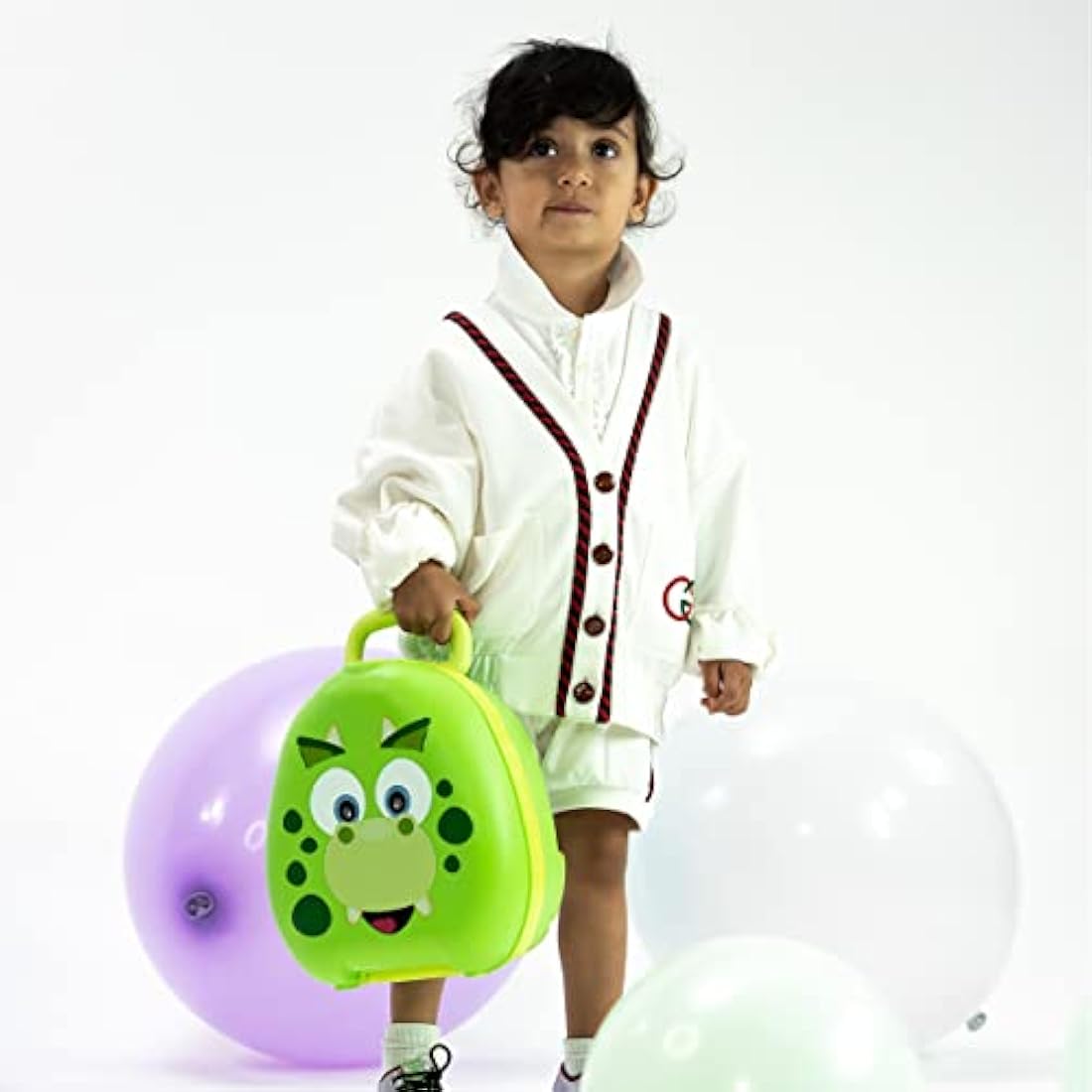 My Carry Potty - Dinosaur Travel Potty, Award-Winning Portable Toddler Toilet Seat for Kids to Take Everywhere