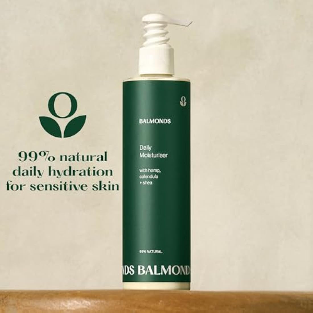 Balmonds Daily Moisturising Cream 300ml - Moisturiser for Dry or Sensitive Skin. Natural Emollient Cream for Face, Body and Hands