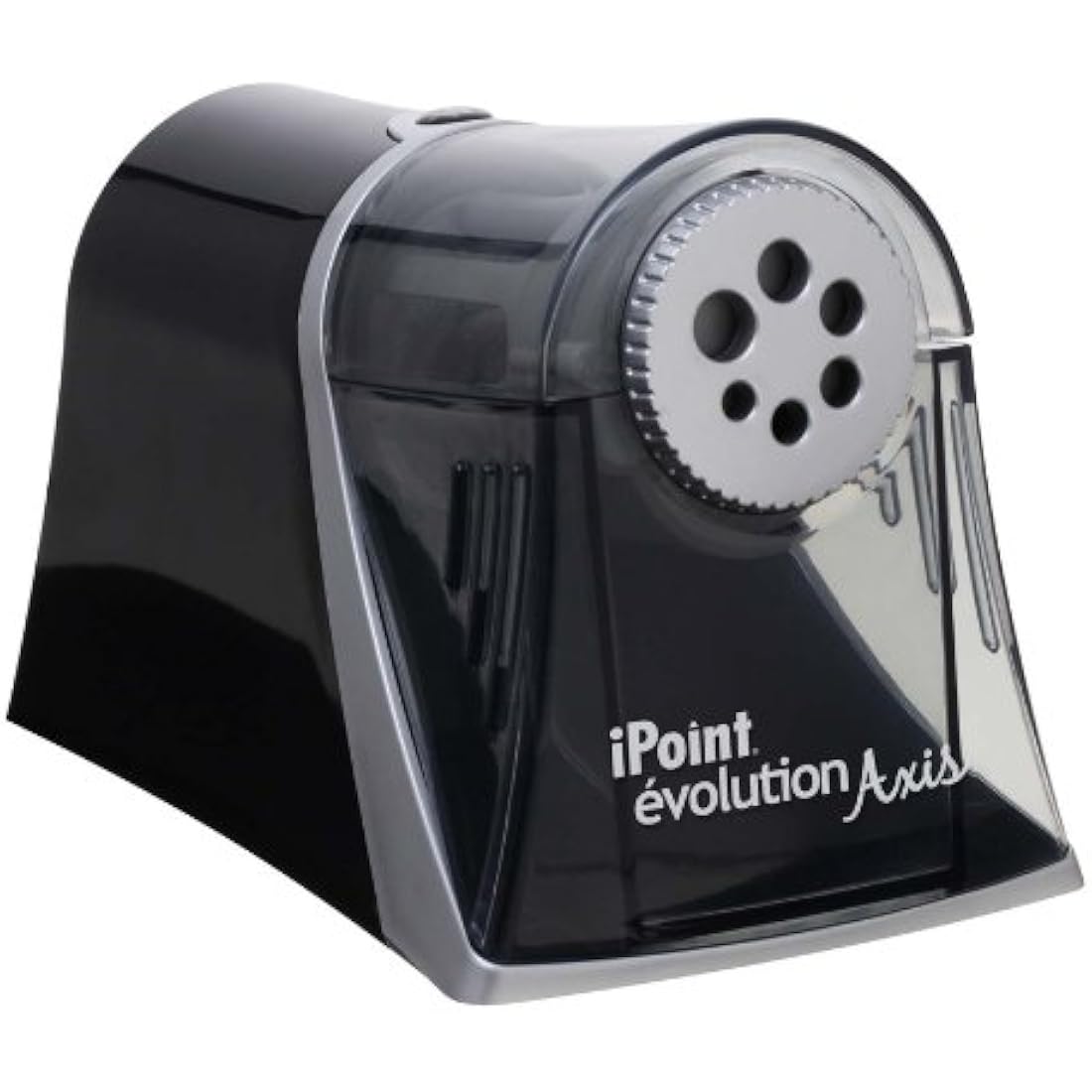 Westcott E-15509 00 iPoint Axis Electric Sharpener with Automatic Sharpener, 6 Different Openings, Grey/Black