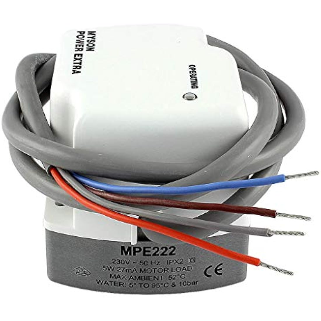 Myson MPE222 Replacement 4 wire ACT222 Spare Actuator ONLY 421101 for MPE 222, MPE2 3/4", MSV222 22mm 2 Port Power Extra Motorised Zone Valve