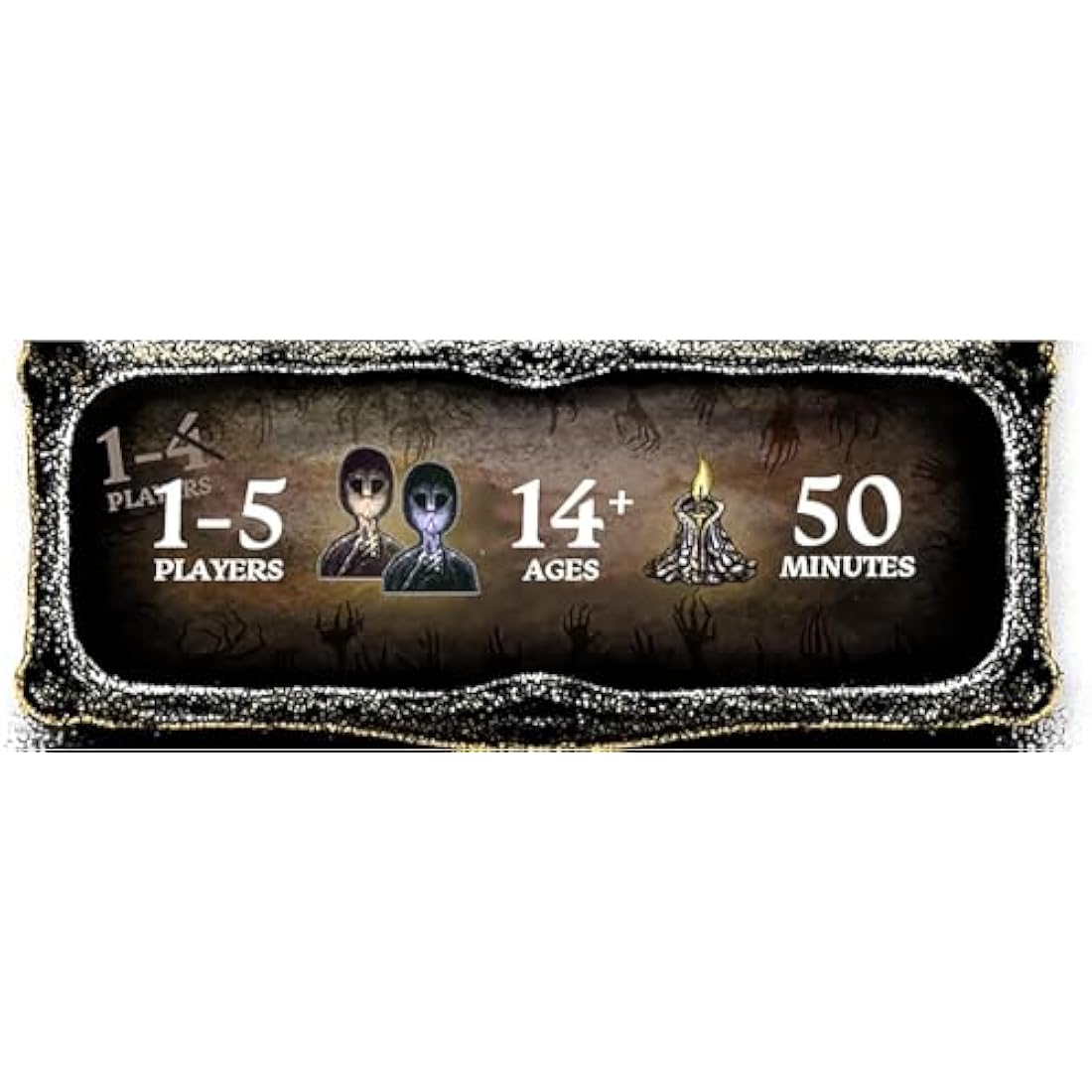 The Night Cage, by Smirk and Dagger, a Spooky Cooperative Strategy game, 1-5 Players lost in a Dark Maze with only a Candle, Fun Horror Themed Tile Laying and Perfect for Game Night, Adults, Teens 14+