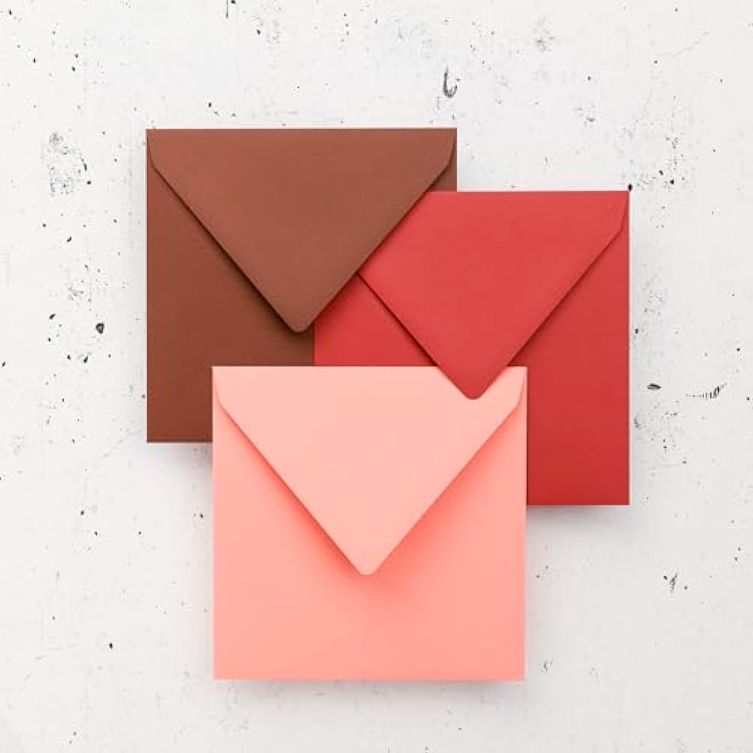 Clairefontaine - Ref 5238C - Pollen Envelopes (Pack of 20) - 140 x 140mm Sized, 120gsm Paper, Gummed Seal, Inkjet & Laser Printer Compatible, Acid Free - Cocoa