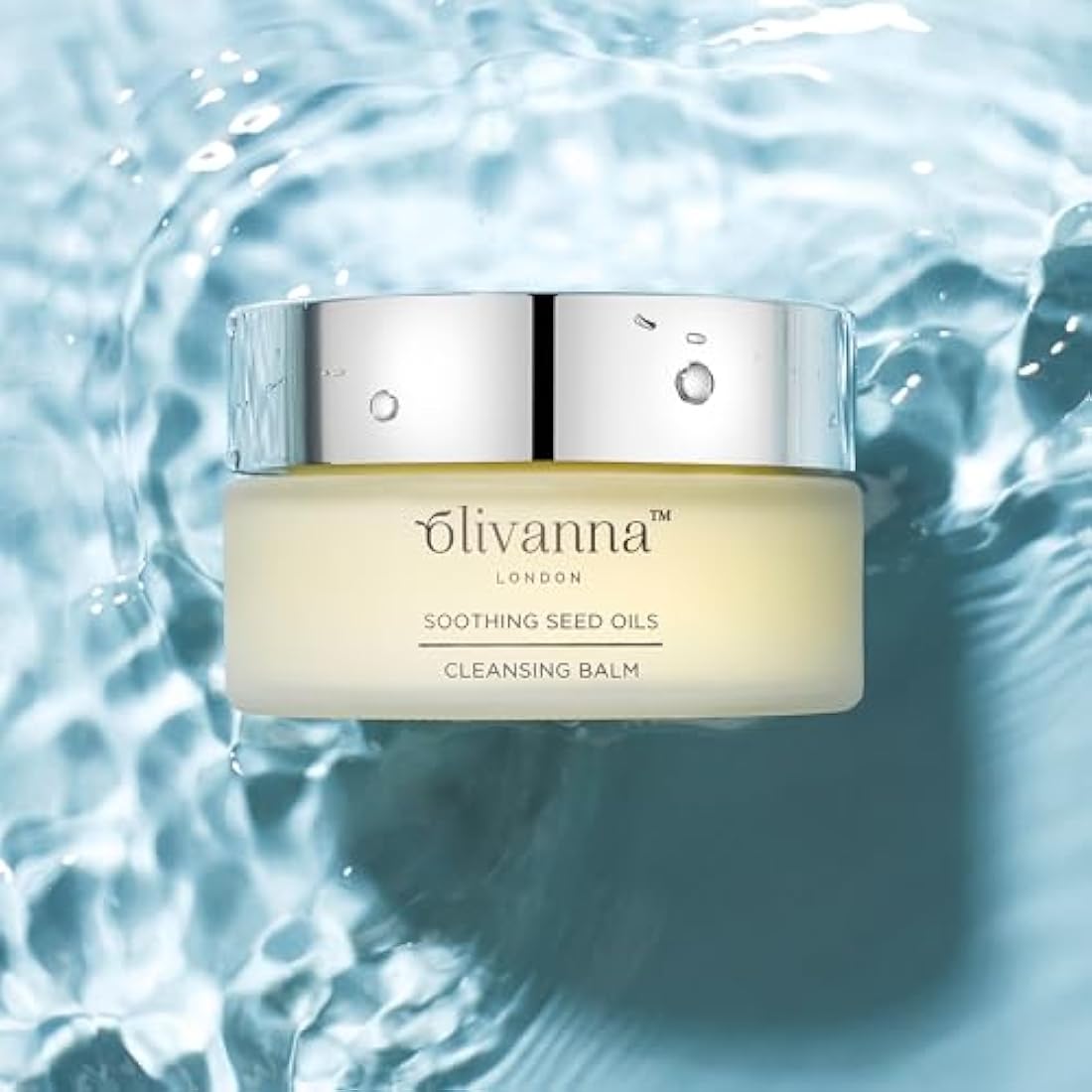 Olivanna Cleansing Balm | Deep Face Cleanser With Soothing Seed Oils | Facial Cream | Anti-Inflammatory & Omega-Rich Make Up Remover | Protecting & Hydrating Skin Cleanser | Organic Oil Based Formula