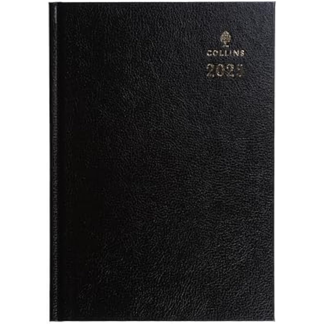 Collins Standard Desk 2025 Diary for Professionals - A4 Two Pages to a Day Business Diary - Black - (47.99-25) - Premium Business Planner with Hardback Leathergrain Covers