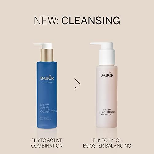 BABOR CLEANSING HY-OIL & Phytoactive Combination Set - Cleansing Duo, for combination skin, pore-deep facial cleansing, with oil & herbal extract, 2 pieces
