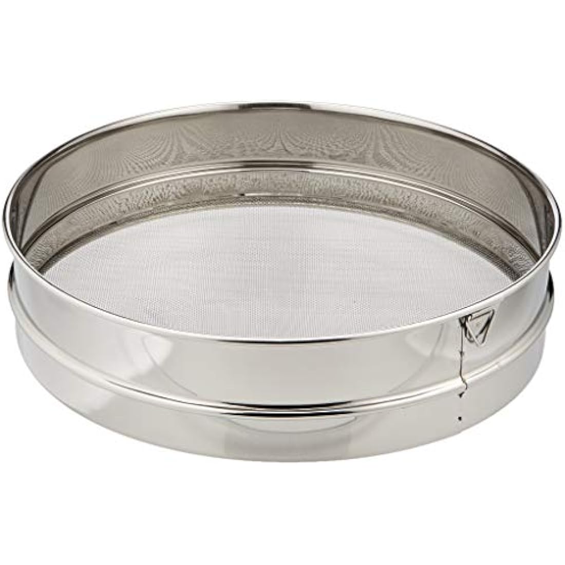 DE BUYER Sieve with Tight mesh (Ø 0.8 mm) -Diameter cm-4604.30, Stainless Steel, Silver, Diamètre 30 cm