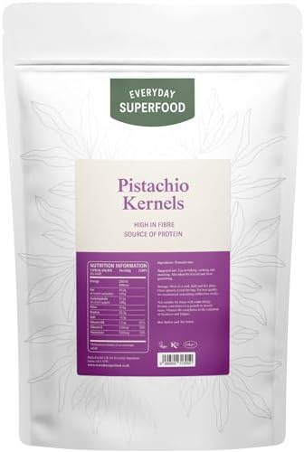 Pistachio Nuts Kernels 1.8kg Raw Shelled Pistachios Unsalted Pistachios Kernels Ideal for Pistachio Snacks or Desserts & Pudding by Everyday Superfood