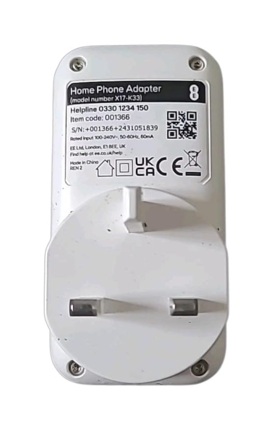 EE Home Phone Adapter V3 Only Works With BT And EE Digital Voice Service