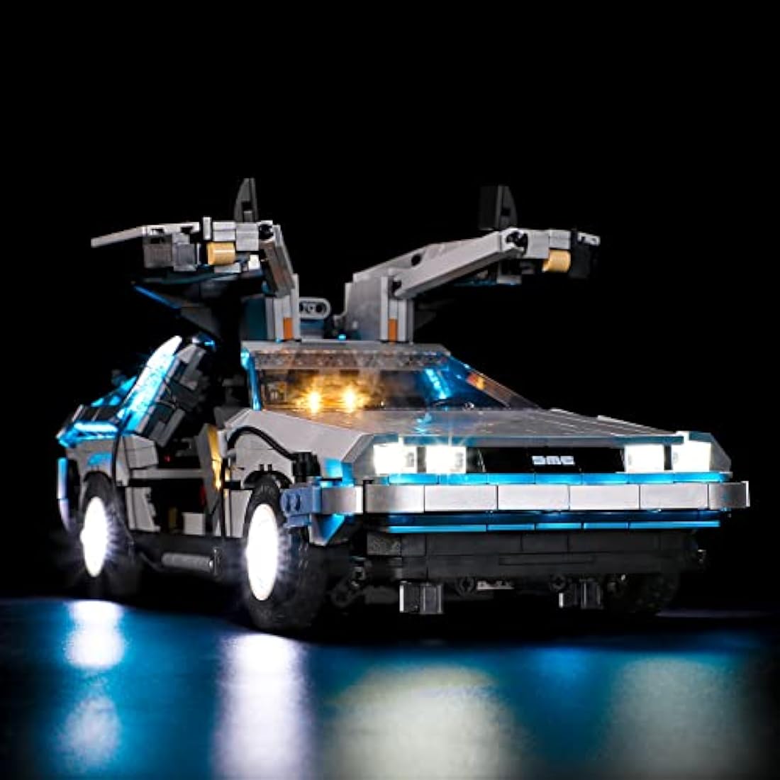 BRIKSMAX Light For Lego Back-to-the-Future-Time-Machine 10300 - Led Lighting Kit Compatible with Lego Creator Expert 10300 - Not Include the Lego Set