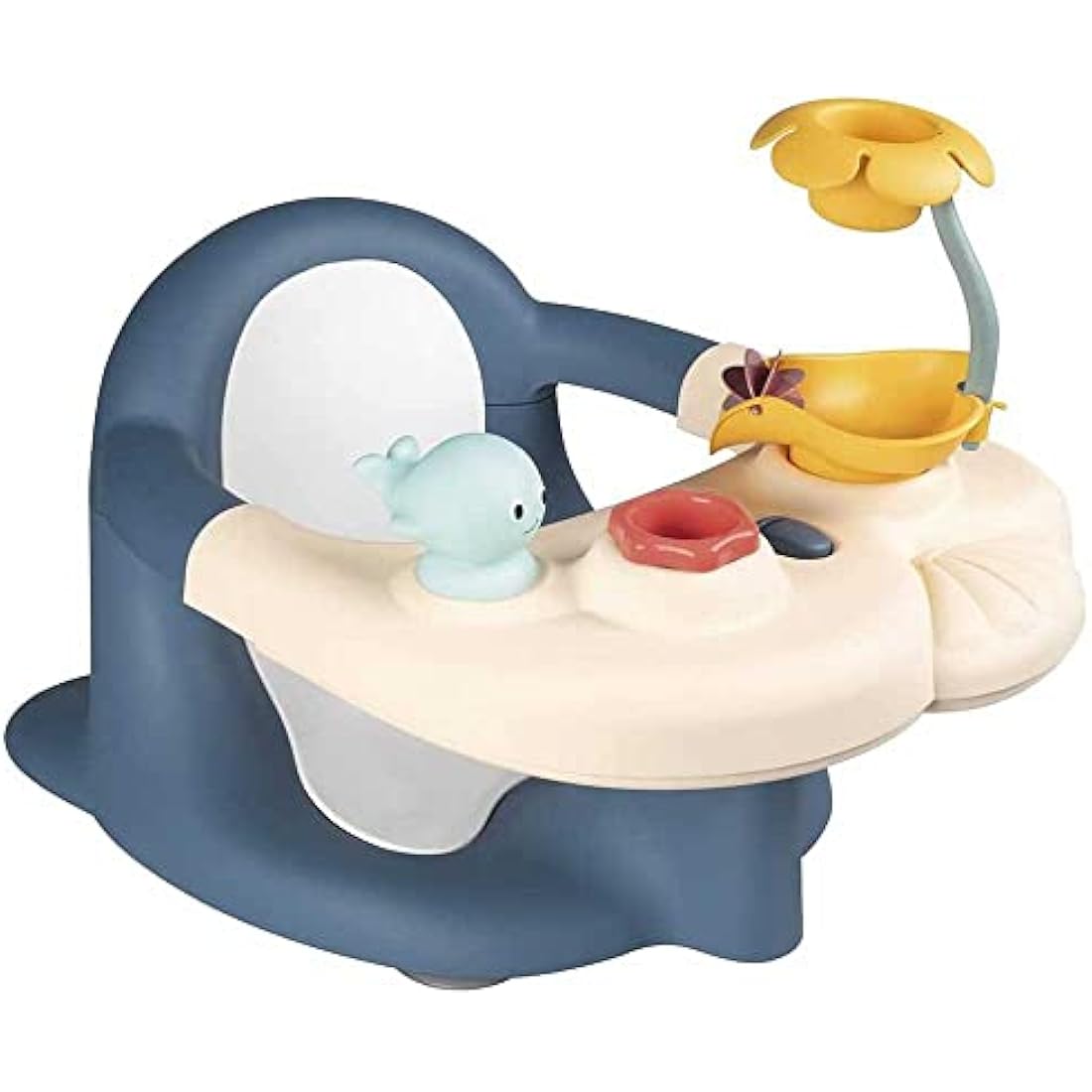 Little Smoby 2 in 1 Baby Bath Time Seat and Activity Table – Unisex bath toy for children 6 to 16 months and 6 to 13kg