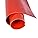 TEN-HIGH Red Silicone Rubber Sheet, 1000mm x 1000mm High Temperature Resistant Anti-collision Silicone Rubber Board(Thickness: 3mm),Used for Make Gaskets and Seals.