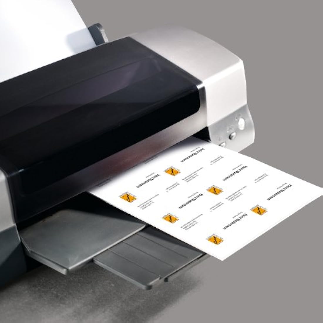 SIGEL LP801, 85x55 mm (A4), Business Cards, 3C, smooth cut all around, 250 gsm, printable, bright White, 400 Piecesequal to40 sheets
