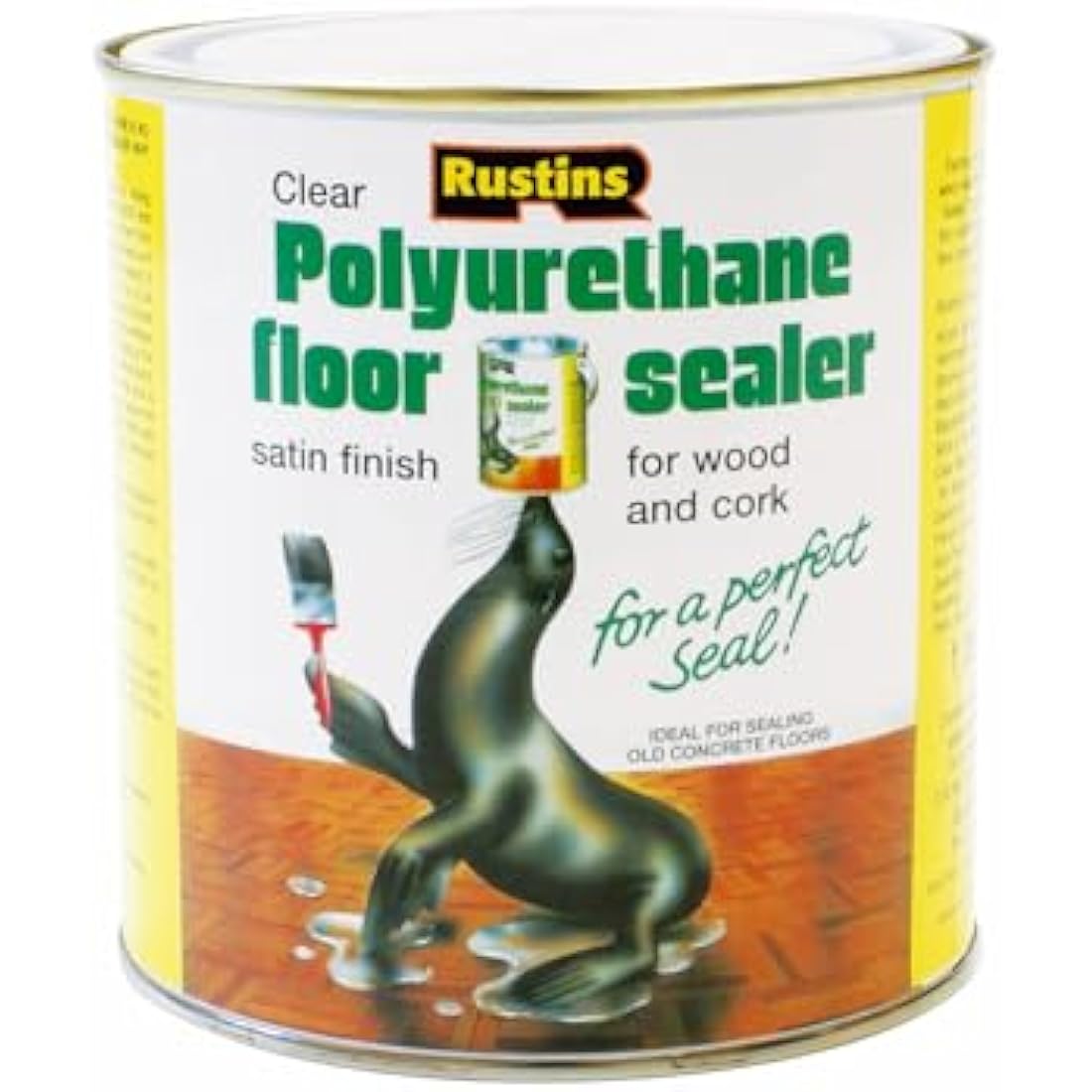 Rustins Polyurethane Floor Sealer Satin 1L
