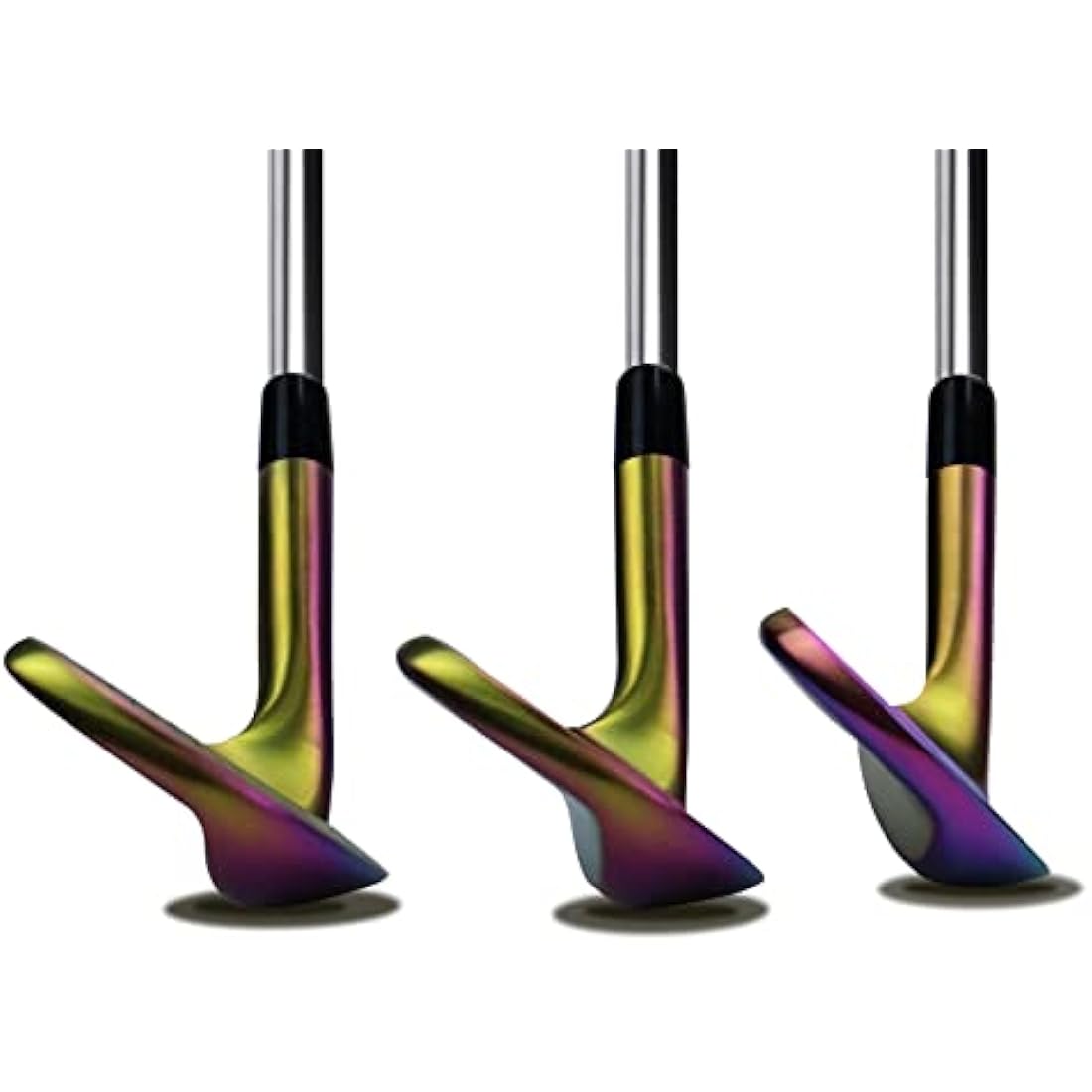 WENGH Golf Wedge Set for Men Right Handed –Including 52 56 60 Degree Golf Wedges-35 inches-Available in Black and Rainbow