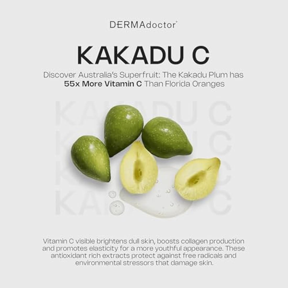 DERMAdoctor Kakadu C Brightening Daily Cleanser – 3-in-1 Vitamin C Face Wash, Toner & Makeup Remover for Dull, Uneven Skin – Soap-Free Hydrating Gel – 210 Millilitres (DR-KCDC7)