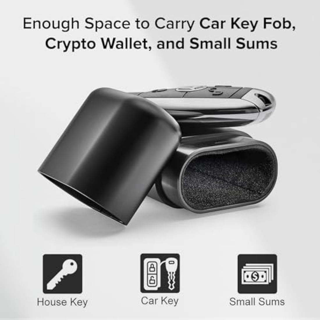 VONETTI Bello - Premium Signal Blocker Faraday Box, Key FOB Radio Frequency Blocker, Radio Frequency Hijack Protector Tin, Keyless Go RFID Blocking Case