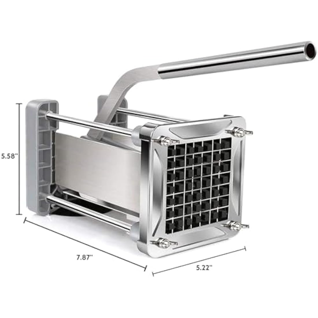 Chip Cutter Machine, Sopito Professional Stainless Steel Potato Chipper for French Fries Cutters with 1/2 Inch Blades for Home and Commercial Use