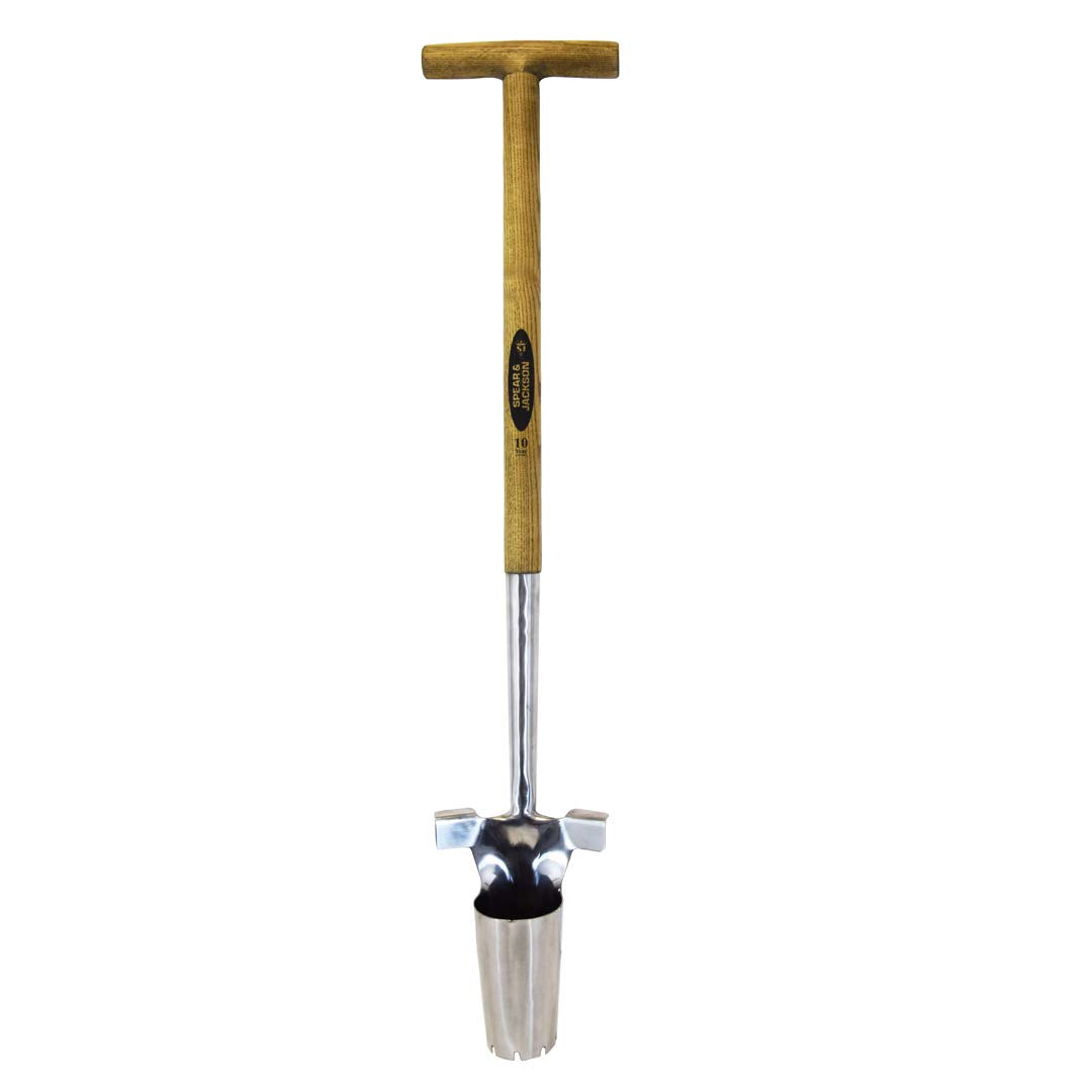 Spear & Jackson 4813BP Traditional Stainless Long Handled Bulb Planter