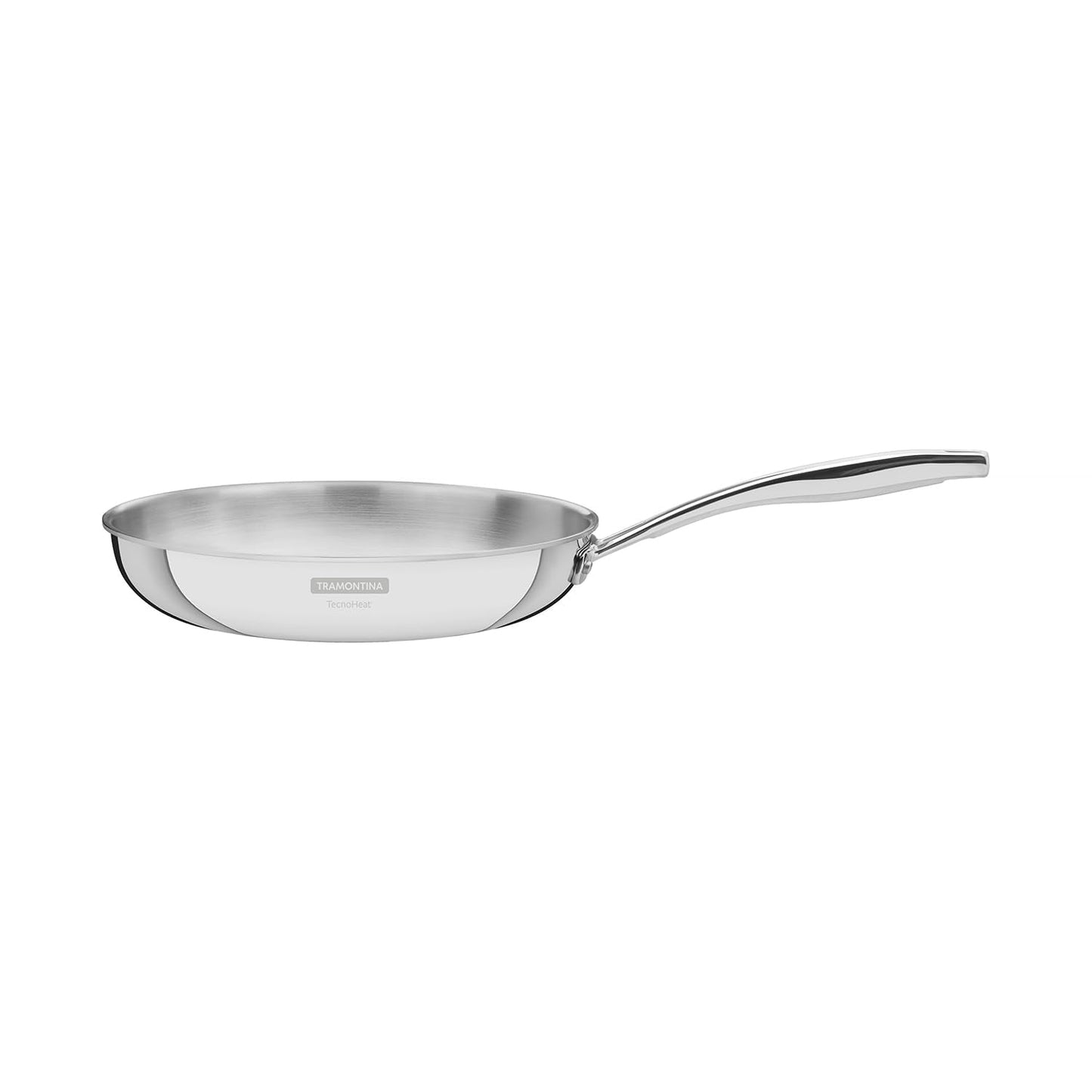 Tramontina Grano Frying Pan Stainless Steel for Induction, Electric, Gas and Ceramic Glass Hobs, Cookware, Kitchen, 30 cm, 3.4 litres, 62155300