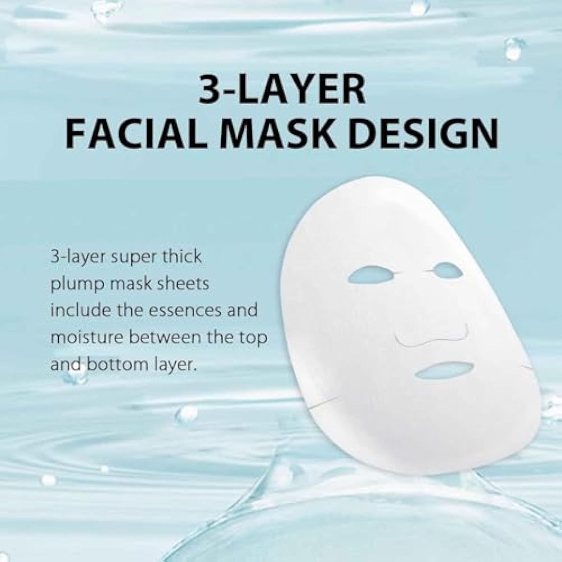 Lululun One Night Rescue Moisturizing Face Mask 5psc