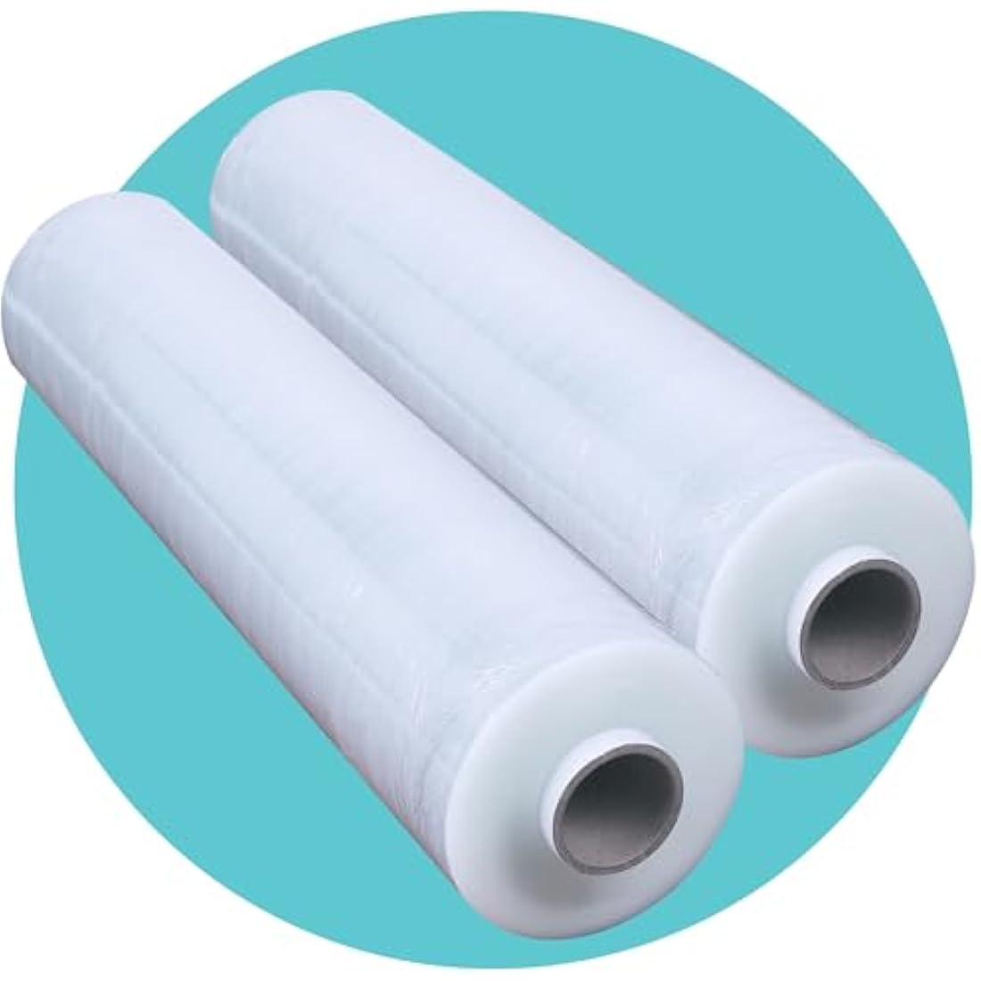 Triplast Pallet Stretch Shrink Wrap Roll (400mm x 250m) - Pick Qty & Colour - Heavy Duty Pallet Wrap, Industrial Stretch Wrap, Packaging Cling Film, Strong Plastic Wrap, Luggage Wrap (Clear, 2 Rolls)