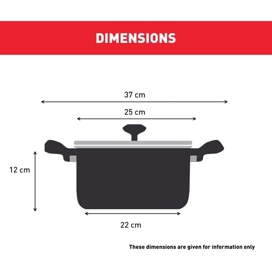 Tefal Comfort Max 24cm Stainless Steel Stewpot, Durable Casserole Dish with Glass Lid, Induction Compatible, Ergonomic Stay-Cool Handles, Dishwasher, C9734604