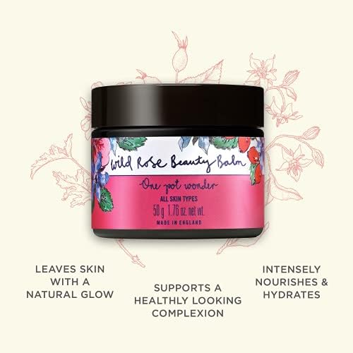 Neal's Yard Remedies Wild Rose Beauty Balm, Radiant & Nourished Skin, For All Skin Types, Cruelty-Free, 50g