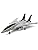 Tamiya TAM61114 1/48 Grumman F-14A Tomcat Plastic Model Airplane Kit, Navy