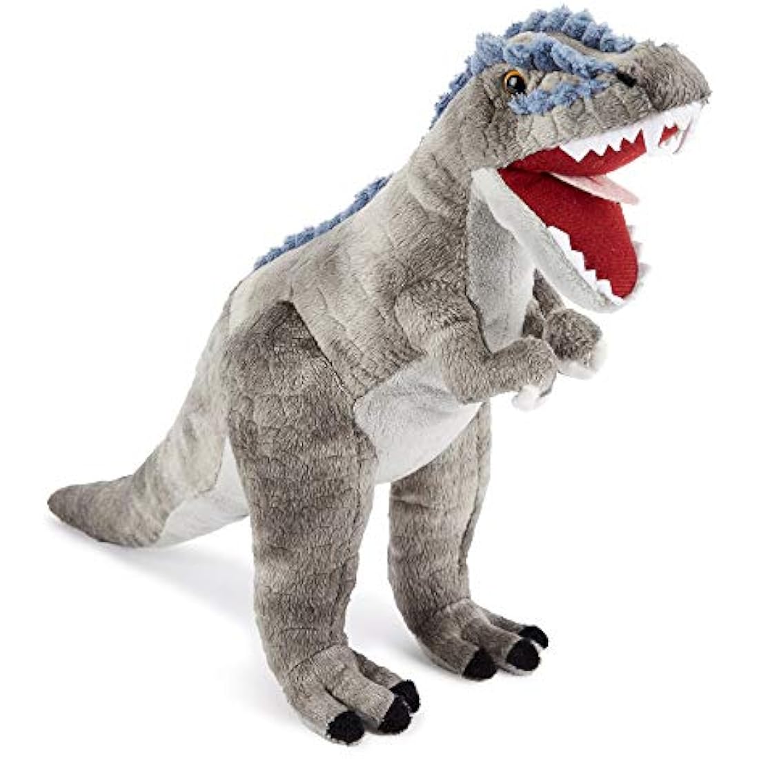 Zappi Co Plush Children's Stuffed Soft Cuddly Plush Toy-Part of Safari Animals Collection, Perfect for Kids (31cm Depth)(T-Rex Dinosaur)