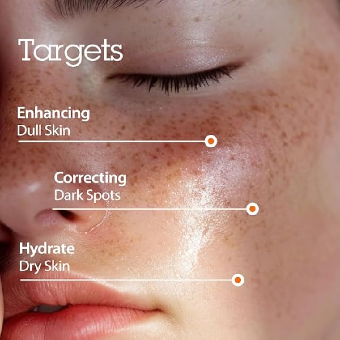BLITHE Pressed Serum Gold Apricot – Hydrating serum with apricot extract and niacinamide, for dry and radiant skin, with a bouncy texture, Korean skincare (50 ml)
