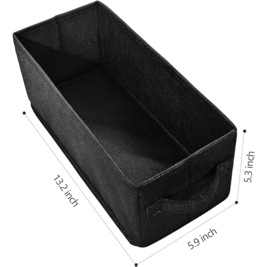 UENTIP CD Storage Boxes - Pack of 4 CD Case Storage - 13.2" x 5.9" x 5.3", Container holds 30 CDs in full jewel cases, 60 CDs in slim cases, and 165 discs in CD sleeves - Black