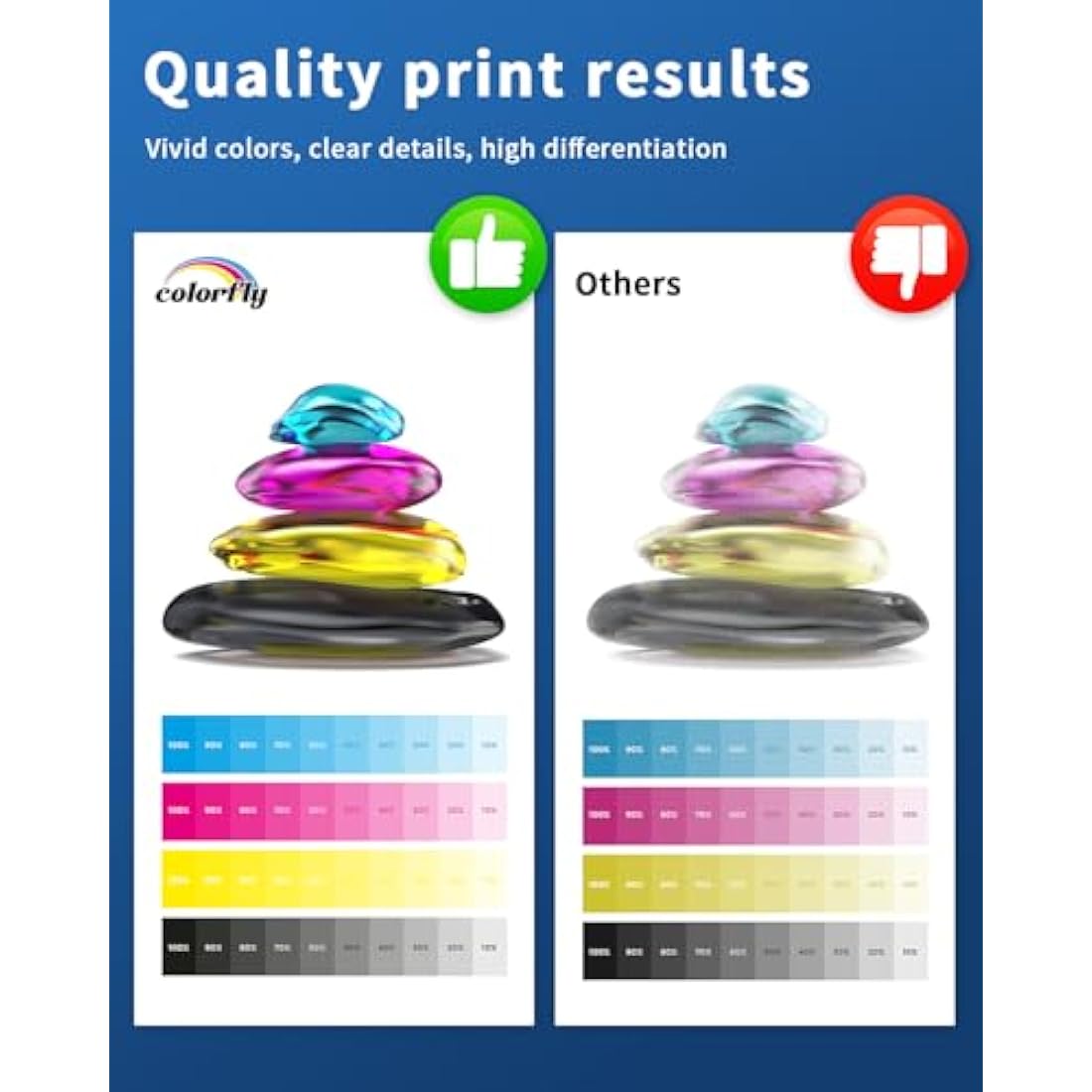colorfly 203X CF540X Toner Cartridge Compatible for HP 203X 203A CF540X CF541X CF542X CF543X as Replacement with Color Laserjet Pro M254dw/M254nw/M254dn MFP M281fdw/M281fdn/M281cdw/M280nw (4 Pack)