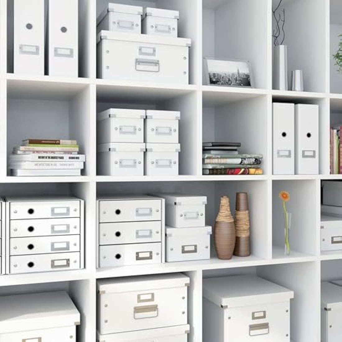 Leitz A5 Storage Box, Click and Store Range 60430001 - Small, White
