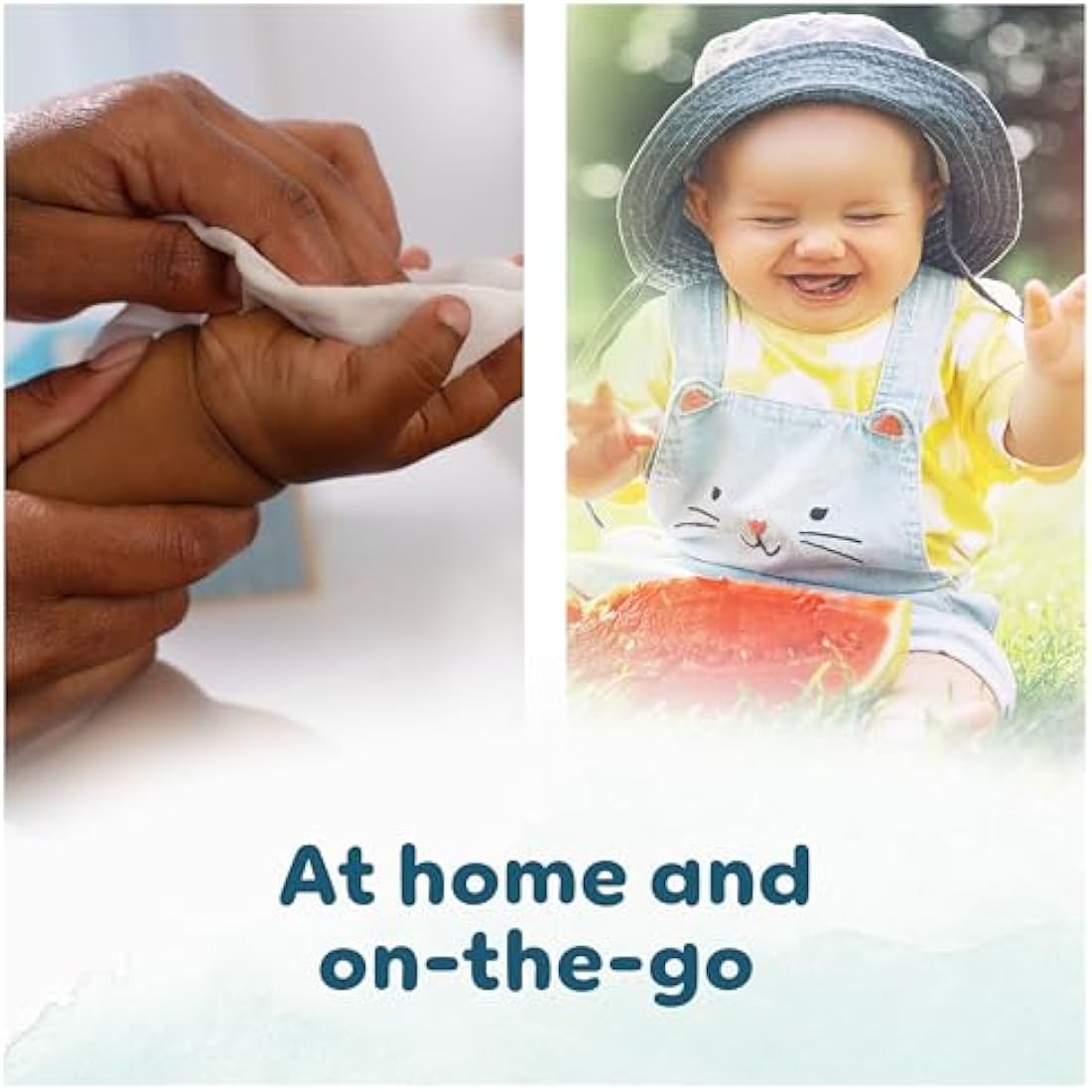 Pampers Harmonie Aqua Baby Wipes Plastic Free 24 Packs of 48 Wipes, 1152 Baby Wet Wipes, Help restore natural skin pH, Delicate lotion with 99 percent water
