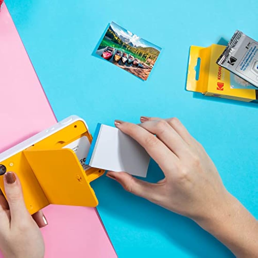 KODAK 2x3" Premium Zink Photo Paper (100 Sheets) - Compatible with KODAK Cameras & Printers, White