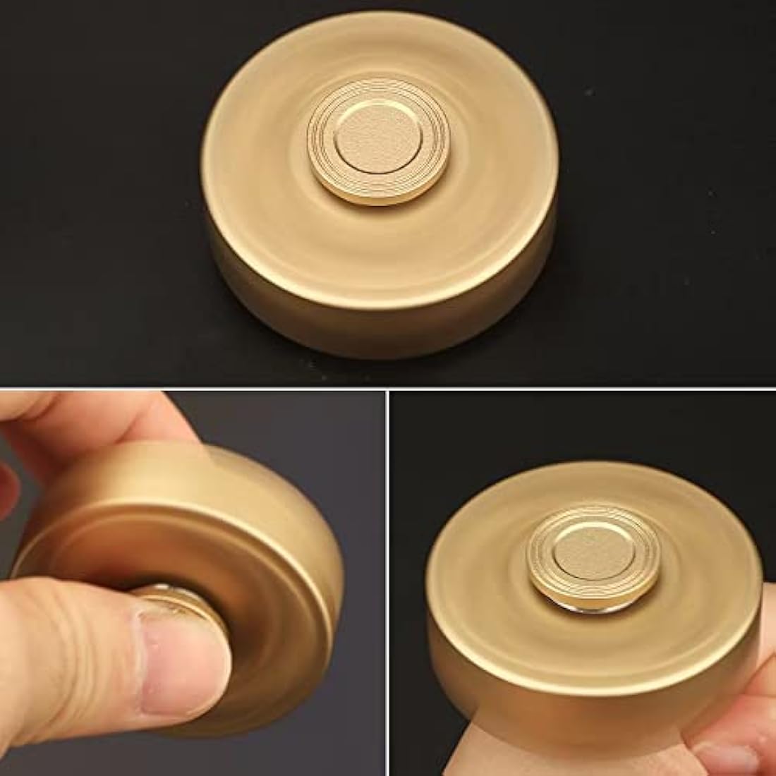 Cool Fidget Spinner Toy Detachable Metal Fingertip Spin Gyro Fidget Desk Sensory Toy for Kids Adults Stress Relief, Birthday Gift for Boy Men, Hand Spinner Anxiety Toy for Home Office